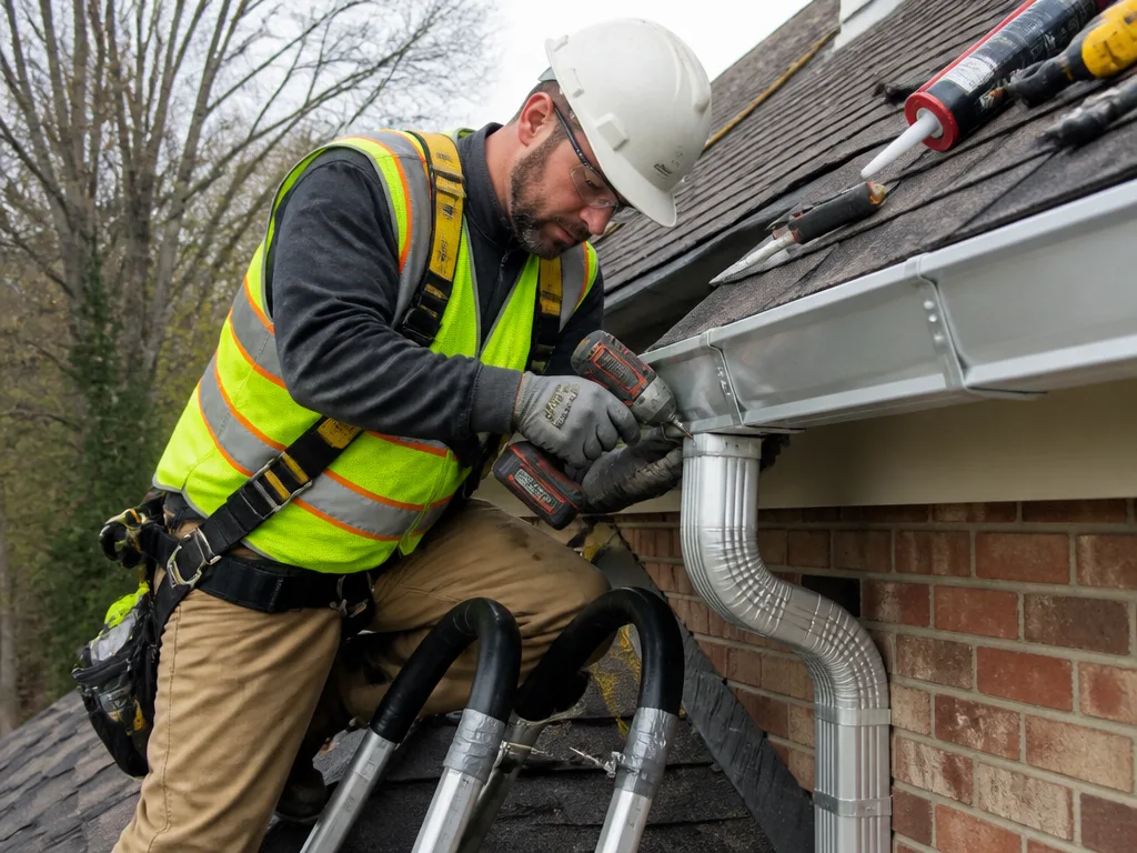 Downspout Installation