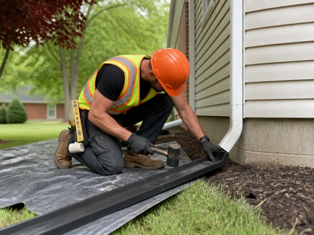 Splash Block Installation